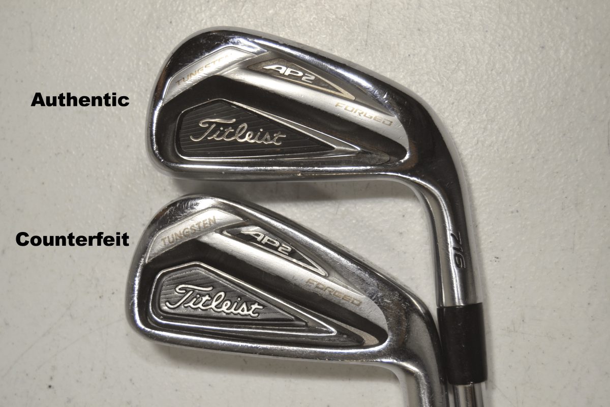 Counterfeit Titleist 716 AP2 Iron Set