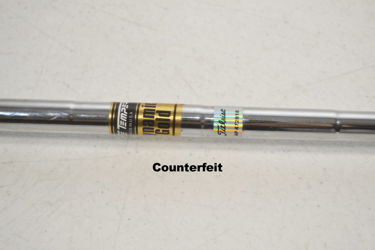 Counterfeit Titleist 716 AP2 Iron Set