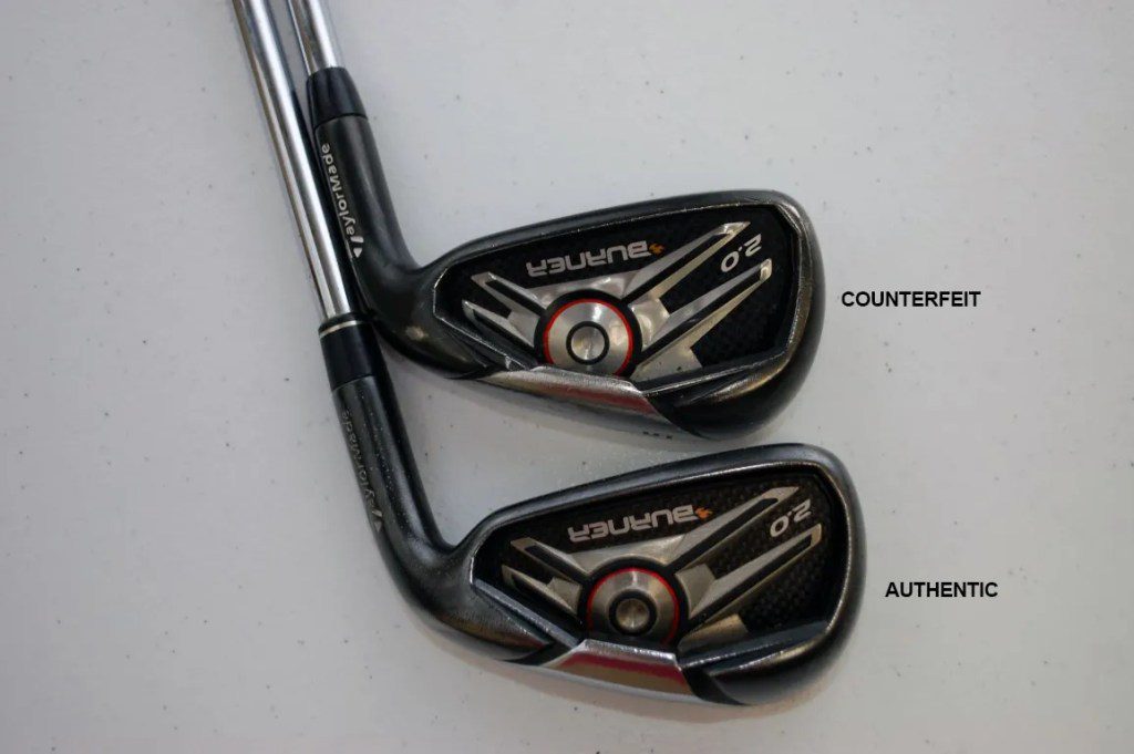 Counterfeit TaylorMade Burner 2.0 Iron Set