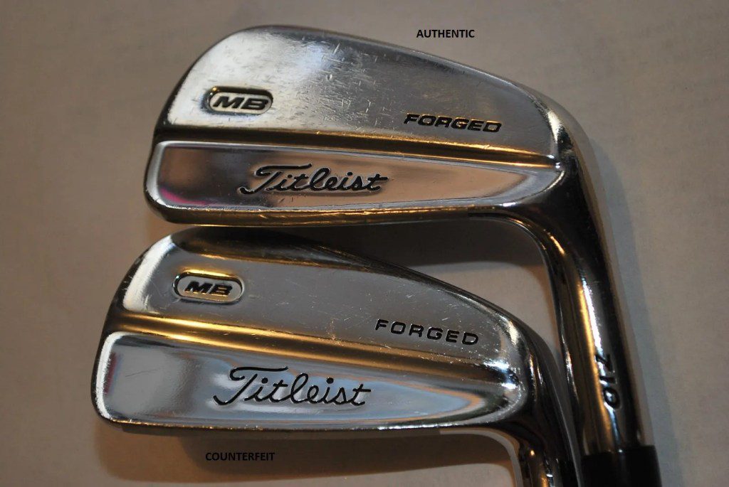 Counterfeit Titleist MB 710 Iron Set | Golf Club Brokers